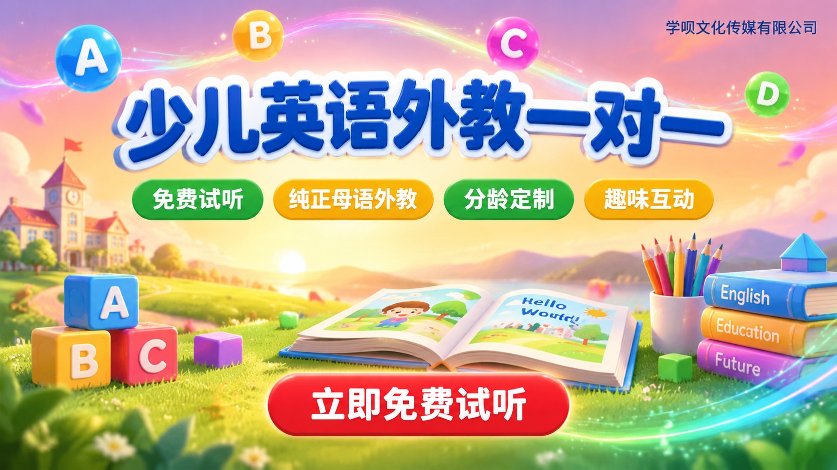 少儿英语入门培训选购标准：外教一对一分龄启蒙